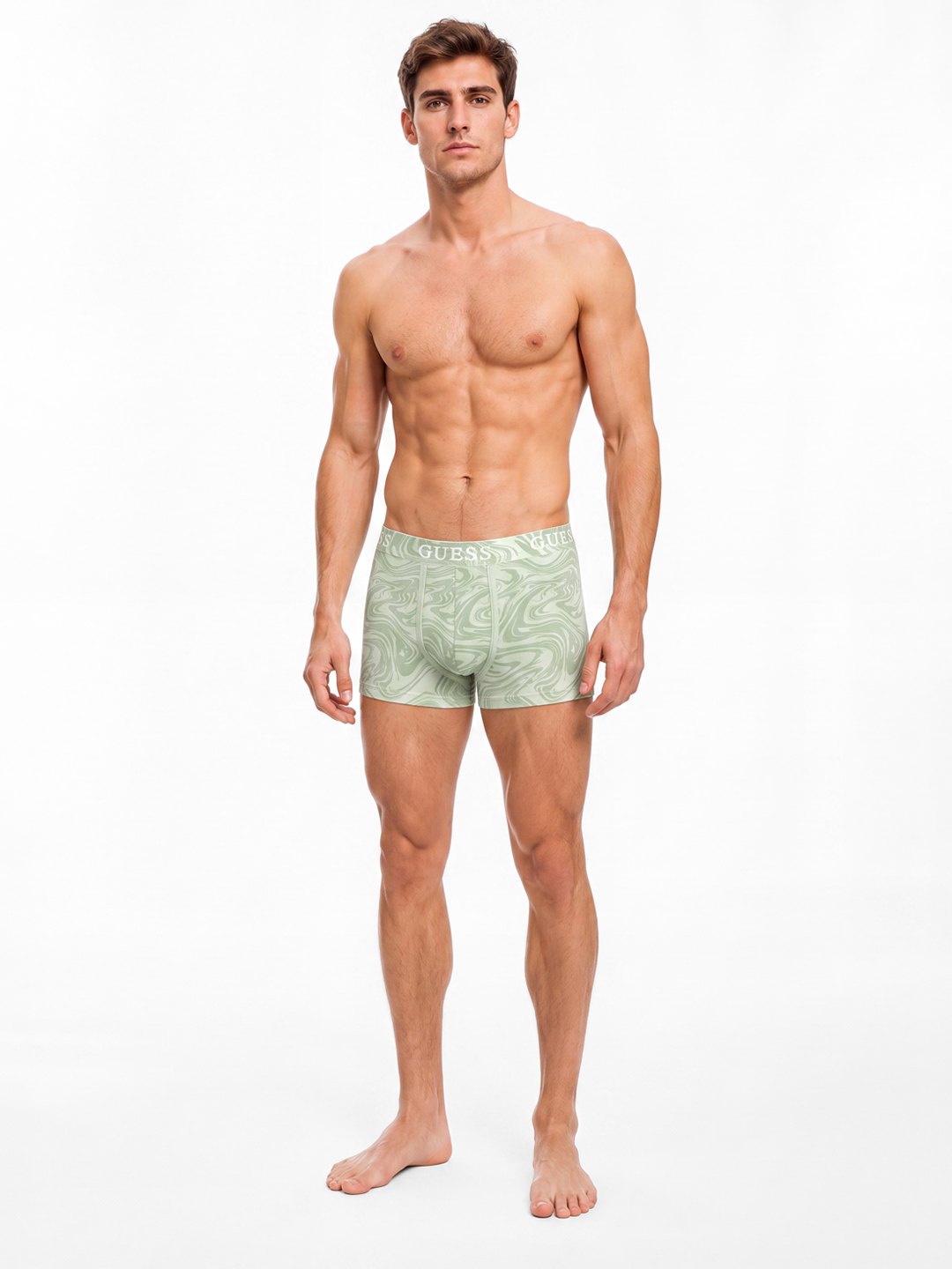 the boxers on a model