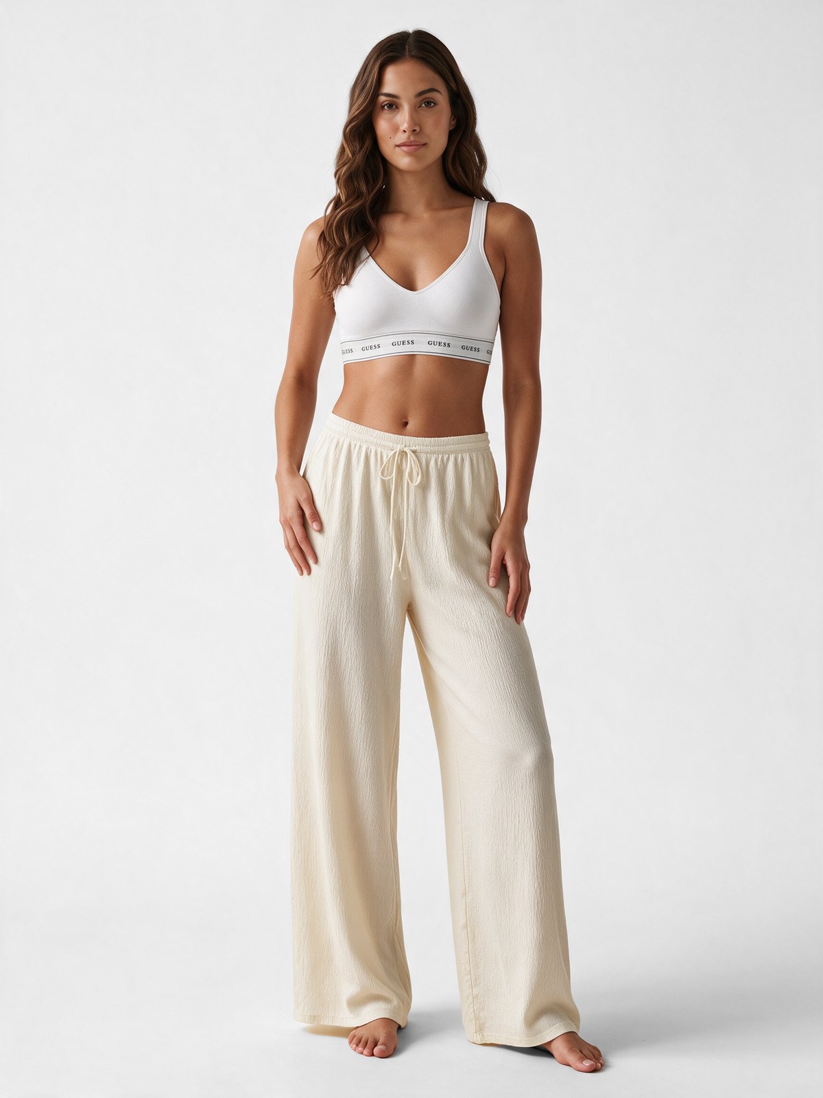 the bralette on a model