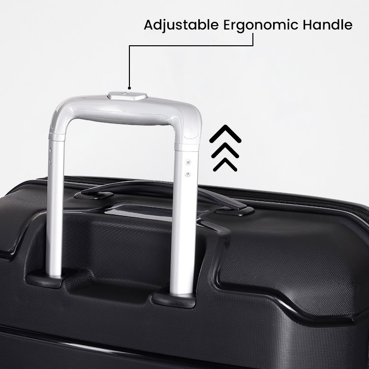 Cut-out luggage on white